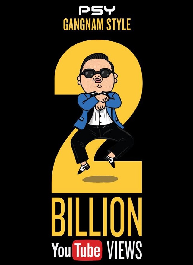 psy gangnam style 2 billion