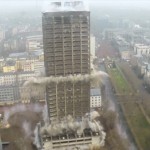 Une démolition d’immeuble filmée par une GoPro (vidéo)