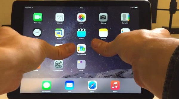 L’iPad Air 2 passe le test de torsion ! (vidéo)