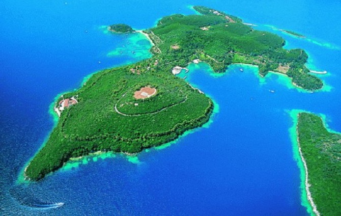 île privée grecque