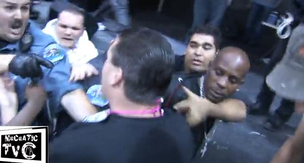 Embrouille : DMX vs Securité (VIDEO)