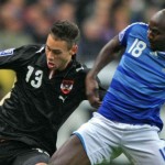 France-Autriche : 2 supporteurs sur la pelouse