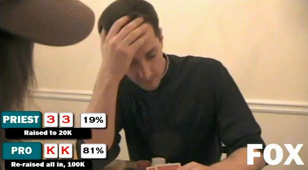 Un prêtre américain remporte 100.000 dollars au poker