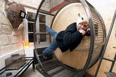 A Nantes, les humains peuvent vivre à la façon d’un hamster (VIDEO)