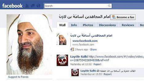 Facebook désactive le compte de Ben Laden (réactualisé)