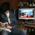 Il imite le bruit d&rsquo;une F1 avec sa guitare électrique (VIDEO)