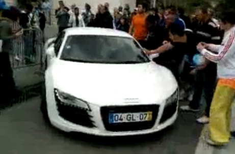 Lucho González se prend une barrière de sécurité avec sa Audi R8 (VIDEO)