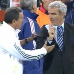 Domenech refuse de serrer la main de Carlos Parreira (VIDEO)