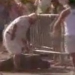 Un spectateur se fait écraser par un cheval lors d&rsquo;une course (VIDEO)