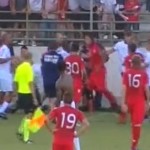 Bagarre générale lors du match Cagliari-Bastia (VIDEO)