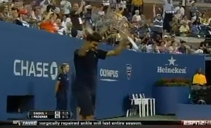 Magnifique coup réussi par Federer en plein match (VIDEO)