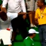Brésil : baston entre supporters et stadier (VIDEO)