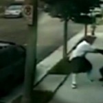 CHOC : Mère de famille violemment frappée par un voleur (VIDEO)