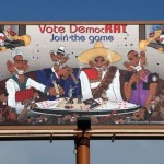 Une affiche d&rsquo;Obama caricaturé en islamiste, homosexuel et mafieux fait polémique