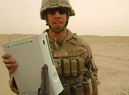 Quand les Marines ne sont pas contents de leur Xbox (VIDEO)