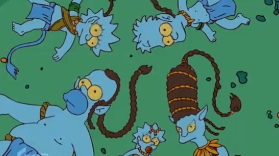 Les Simpson version Avatar (VIDEO)