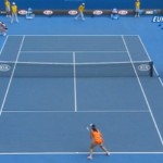 Ramasseur de balles qui se mange une balle dans la tête (VIDEO)
