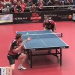 Tennis de table : magnifique coup gagnant à l&rsquo;aveugle (VIDEO)