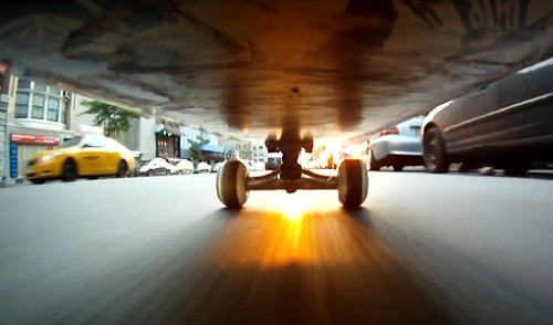 New York vu d&rsquo;une caméra embarquée sous un skateboard (VIDEO)