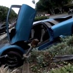 Crash d&rsquo;une Lamborghini Murcielago à Beverly Hills (VIDEO)