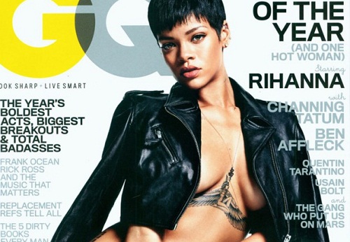 Rihanna presque nue en une de GQ (PHOTOS)