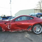 Cristiano Ronaldo : sa Ferrari accidentée mise aux enchères sur eBay (VIDEO)