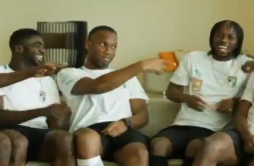 CAN 2013 : Amusement avec la bande à Drogba (VIDEO)