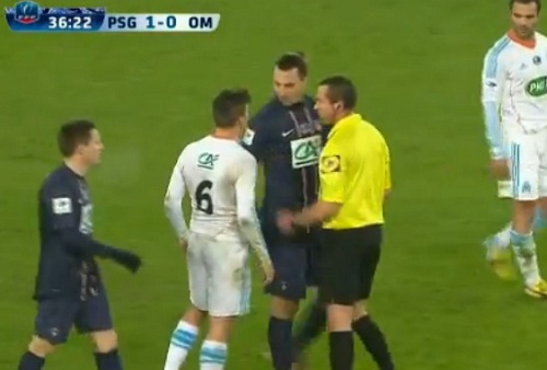 PSG-OM : Barton se moque du nez d&rsquo;Ibrahimovic (VIDEO)