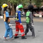 Incroyable prestation d&rsquo;un artiste de rue au Mexique