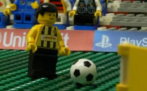 La finale de la Ligue des Champions 2013 en Lego