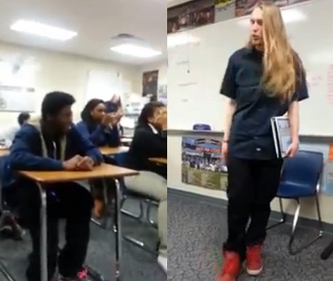 Un étudiant se révolte et fait la leçon à sa prof (VIDEO)