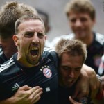 Reprise de volée de Ribéry contre Moenchengladbach