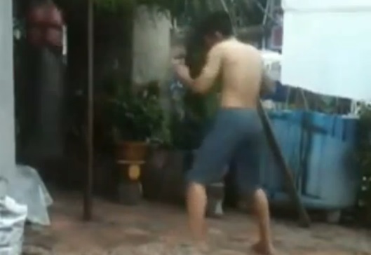 Boxeur vs sac de frappe FAIL