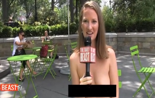 Les femmes autorisées à se balader seins nus à New York (VIDEO)