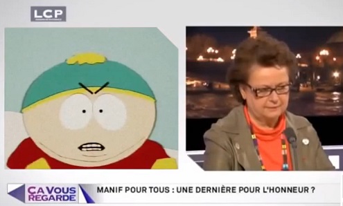 Mariage pour tous : Cartman vs Christine Boutin