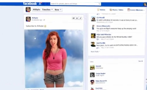 Facebook version comédie musicale