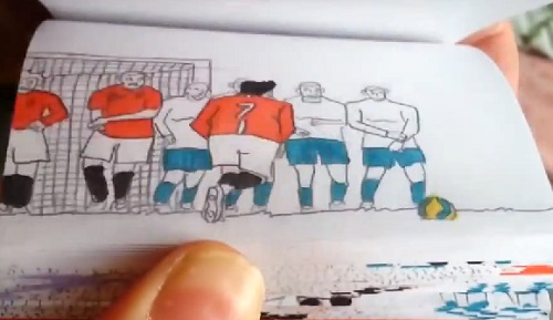 Cristiano Ronaldo : ses plus beaux gestes techniques en Animation Flipbook (VIDEO)