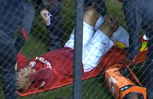 Il se blesse en célébrant son premier but (VIDEO)