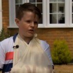 Cristiano Ronaldo rate son coup franc et casse le bras d&rsquo;un enfant (VIDEO)