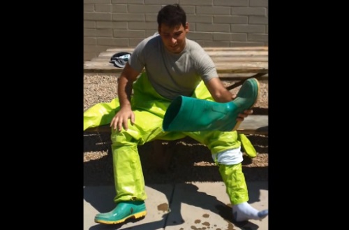 Les pompiers et la transpiration !