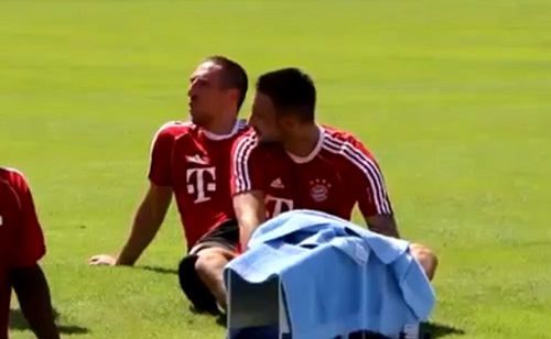 Ribéry s’amuse comme un fou à l’entraînement