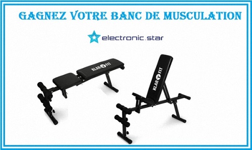 Concours : Gagnez un banc de Musculation