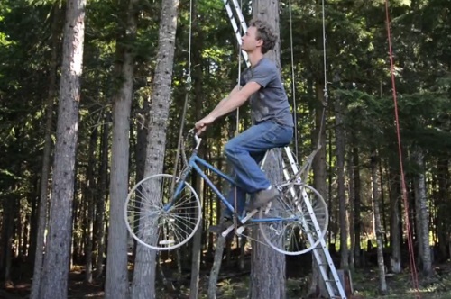 Découvrez le vélo-ascenseur