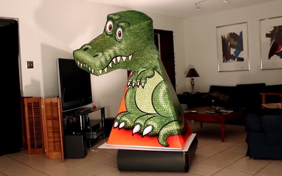 Illusion d’optique : le T-Rex qui ne vous quitte pas des yeux (VIDEO)