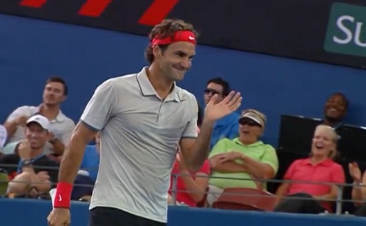L’incoyable smash de Roger Federer (VIDEO)