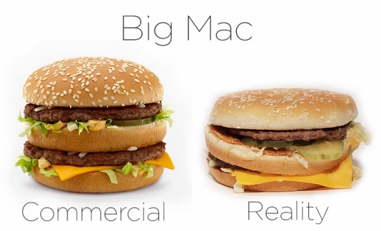 McDonald’s : Pub vs réalité (VIDEO)
