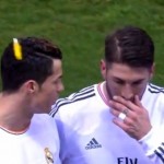 Cristiano Ronaldo reçoit un briquet en pleine tête (VIDEO)