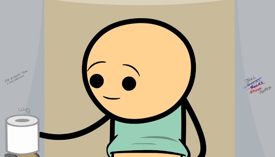 Cyanide & Happiness – Le PQ des toilettes publiques (VIDEO)