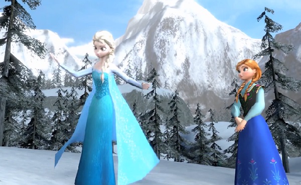 La Reine des Neiges Vs Jurassic Park (vidéo)