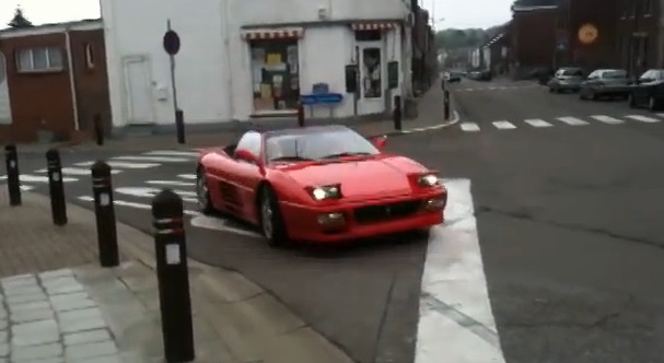 Un belge au volant d’une Ferrari, ça donne ça ! (vidéo)